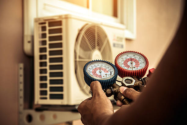 Professional Ductwork Repair technician working in Wildwood, MO